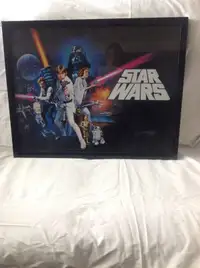 Disney Lucas film Star Wars Artissimo hanging wall framed pictur