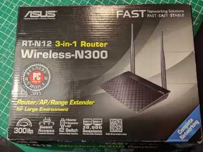ASUS Router RT-N12 300Mbps, View more
