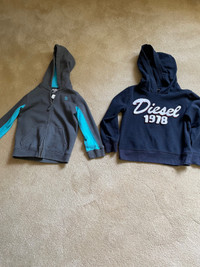 2 Kids Hoodies- OshKosh & Diesel 1978