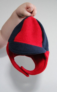 Toddler - Fleece Winter Hat With Ear Flaps - Size 6+ Months