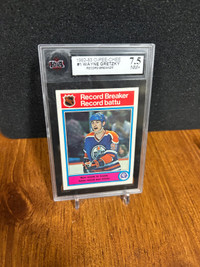 1982/83 OPC Gretzky Oilers Recird Breaker #1 KSA 7.5