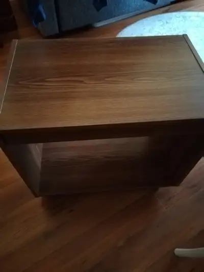 Beautiful stand on wheels with bottom shelf., View more