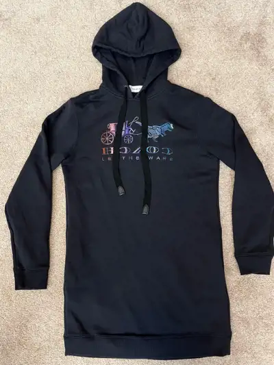COACH Mirrored Rexy & Carriage Sweatshirt Dress - Size M, View more