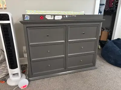 Dresser with change table, View more