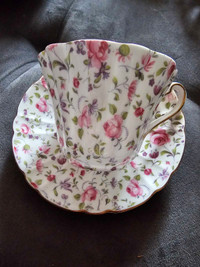 Gladstone Rose Confetti Teacup & Saucer