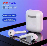 Original i12 Tws Wireless Earphone Stereo 5.0 Bluetooth Headset