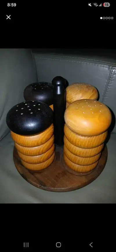 Wooden Seasonings Carousel Handmade Don West, View more