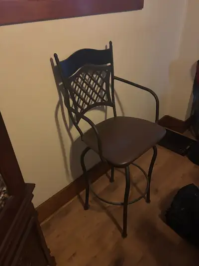 swivel bar stool with arms , View more