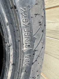 225/55R18 fairly new tires-set of four 
