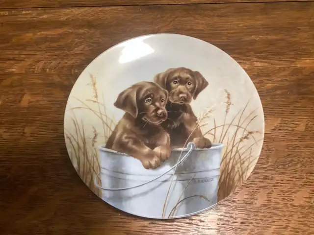 Limited edition Puppy Plates FS in Arts & Collectibles in Dartmouth - Image 3