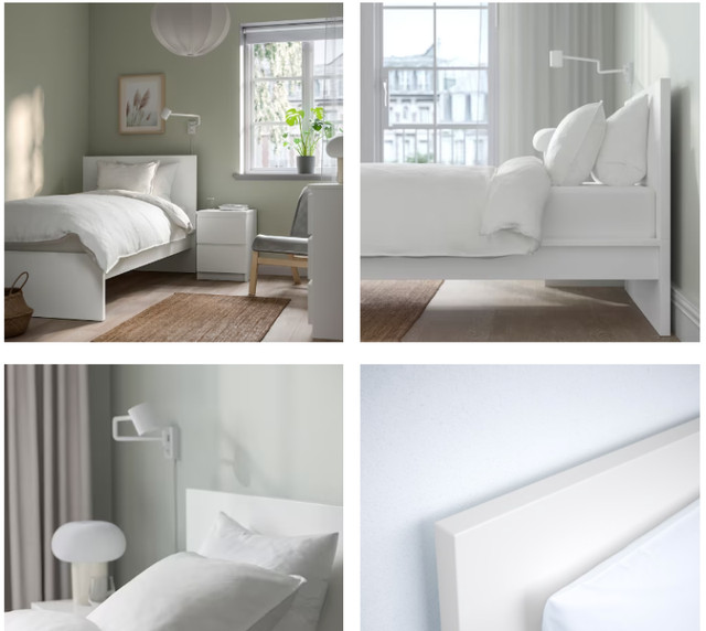 Ikea Twin (single) Bed  Frame & Mattress in Beds & Mattresses in Kingston - Image 2