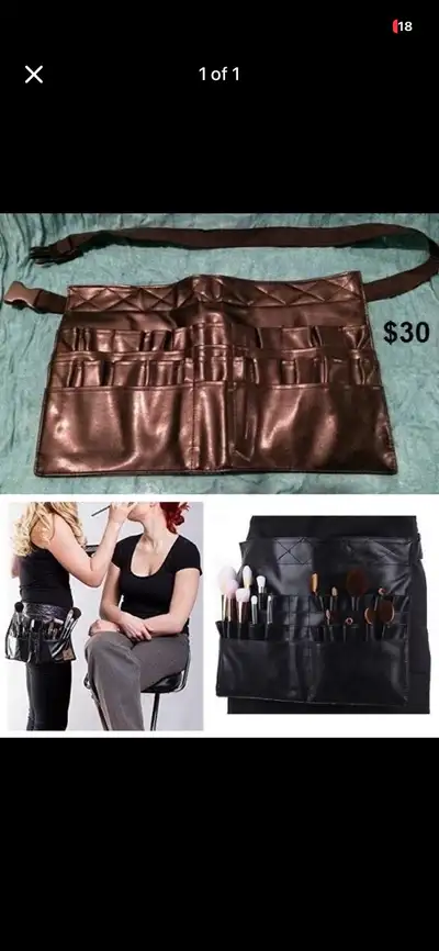 Professional Makeup Artist Brush Holder Belt - $30 Please see my other ads :)