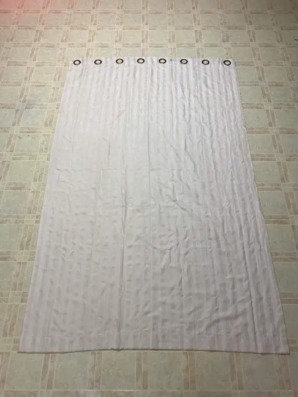Beige Curtains: 53” W/84” H (Set of 2)