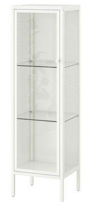 2 armoires vitrée (blanc)/2 cabinets glass (white) (IKEA)