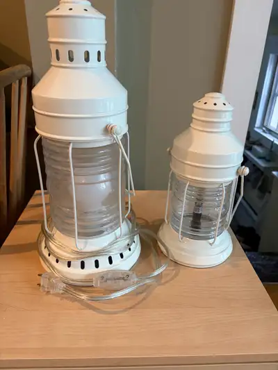 Pottery Barn Lantern Style lights, View more