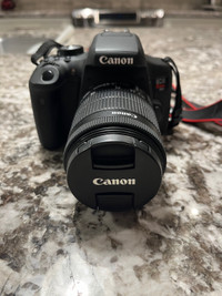 Canon EOS Rebel T6I with lens 
