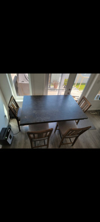Dining Table & Pub Counter Stool 4
