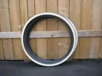Pair 26" x 2.125 white wall tires like new