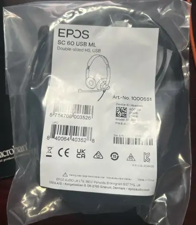 EPOS SC 60 USB ML Headset, View more