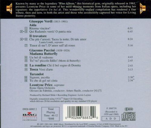 Leontyne Price-Arias cd + bonus classical sampler cd-$5 in CDs, DVDs & Blu-ray in Bedford - Image 2