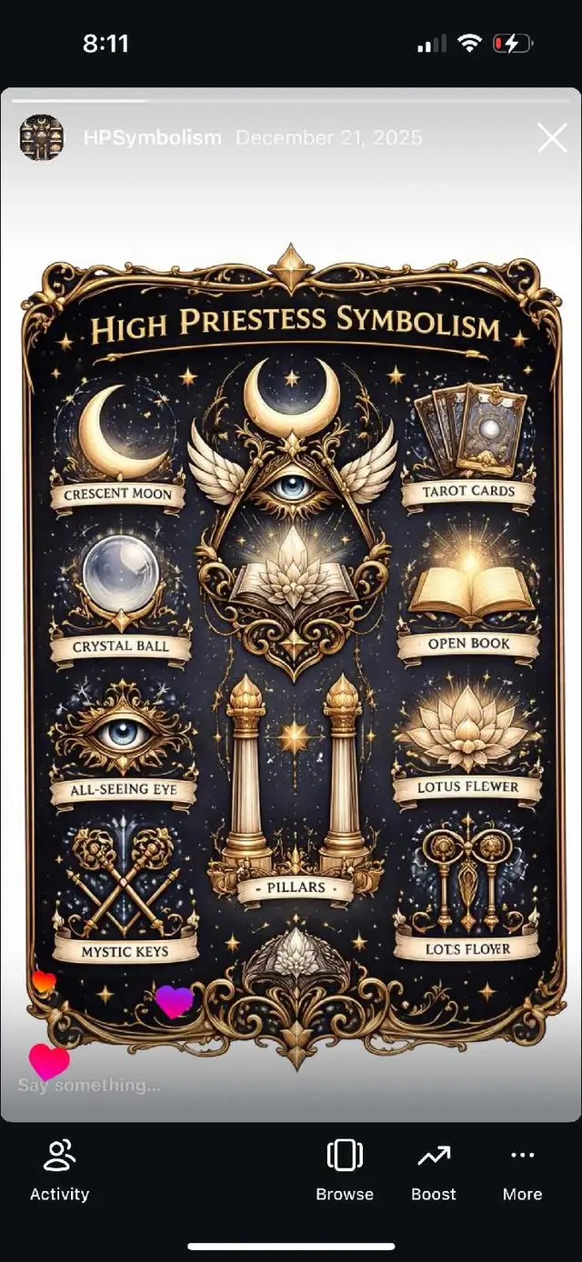 12th Dimensional High Priestess Intuitive Oracle/Tarot Reading