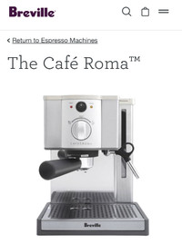 Breville espresso machine, like new