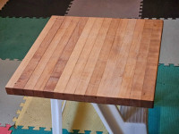 Large hard wood oak cutting chopping block / pastry board