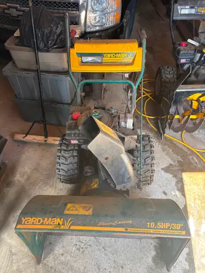 I have two Yard Mates 10.5 - 30” snowblowers. One works. The other is for parts