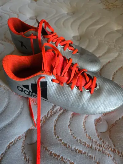 Mens silver soccer cleats, View more