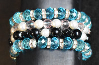 4 Pearl Crystal Bracelets