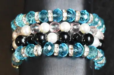 4 Pearl Crystal Bracelets, View more
