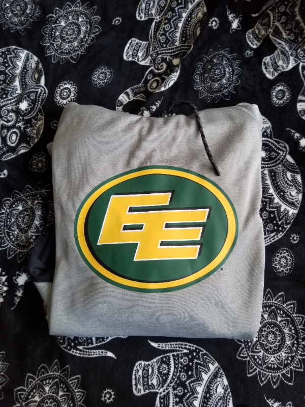 Edmonton Elks CFL Express Twill Logo Hoodie - EE Logo in Multi-item in Mississauga / Peel Region