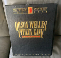 Orson Welles Citizen Kane 50th Anniversary Collector's Edition