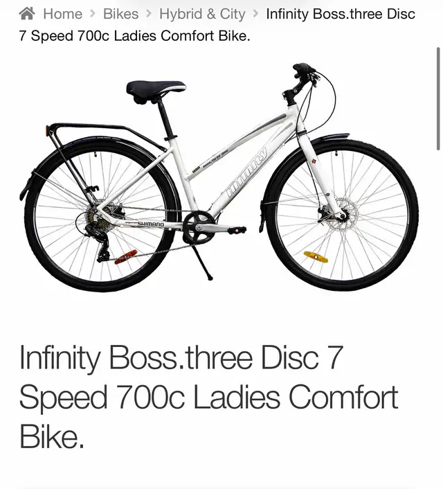 Infinity Boss Ladies Comfort Bike