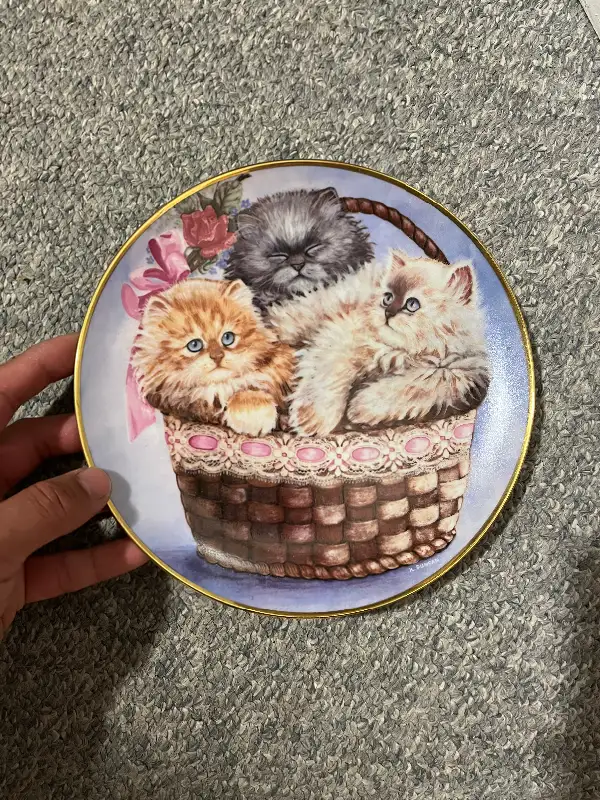 4 plates about cats in Arts & Collectibles in City of Toronto - Image 7