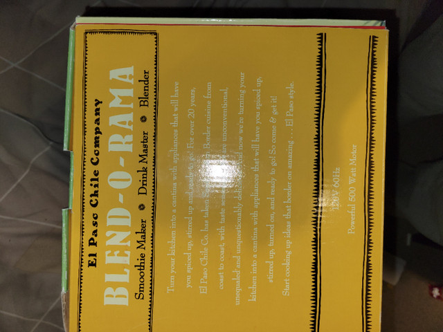 Original Blend O Rama El paso chile company blender drink maker in Processors, Blenders & Juicers in Ottawa - Image 4