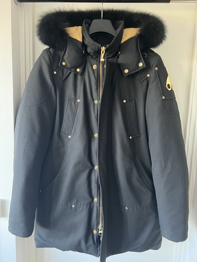 Moose Knuckles Stirling Parka Winter Jacket Coat Black - MENS M, View more
