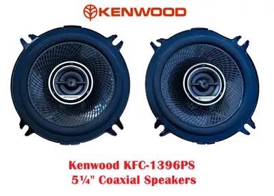 Kenwood 5¼" Coaxial Speakers, View more
