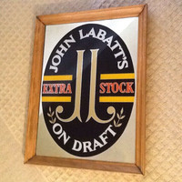 Labatt's Mirrored Beer Sign