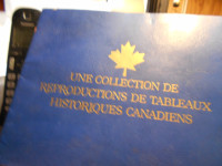 ALBUM DE REPRODUCTIONS  TABLEAUX HISTORIQUES CANADIENS 1867-1967