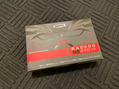 AMD XFX Radeon RX 470 4GB GPU, View more