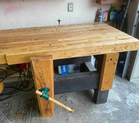 French Woodworking Workbench 