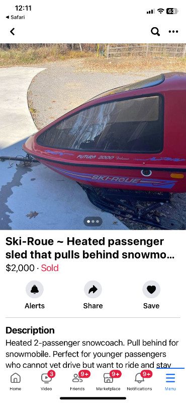 Ski Roue 2000 tow behind sleigh WANTED in Snowmobiles Parts, Trailers & Accessories in Woodstock