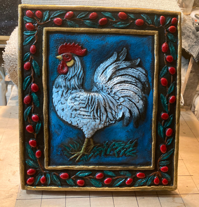 Concrete Garden art  Rooster in Outdoor Décor in Bridgewater