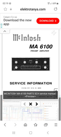 MA6100 McIntosh amp