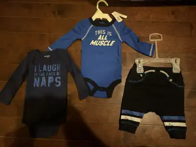 NEW 3-6month outfits - take all for $10, View more