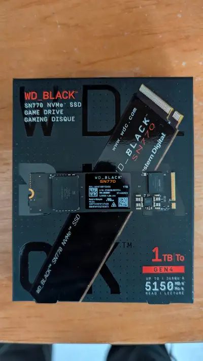 WD SN770 1tb ssd, View more