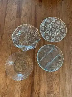 Vintage Glass Serving Dishes, View more