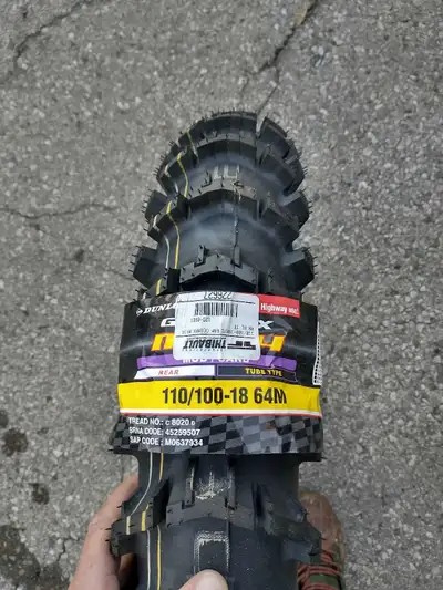 Dunlop Geomax MX14 Rear tire, 18 inch, brand new never mounted