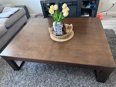 wooden coffee table, View more